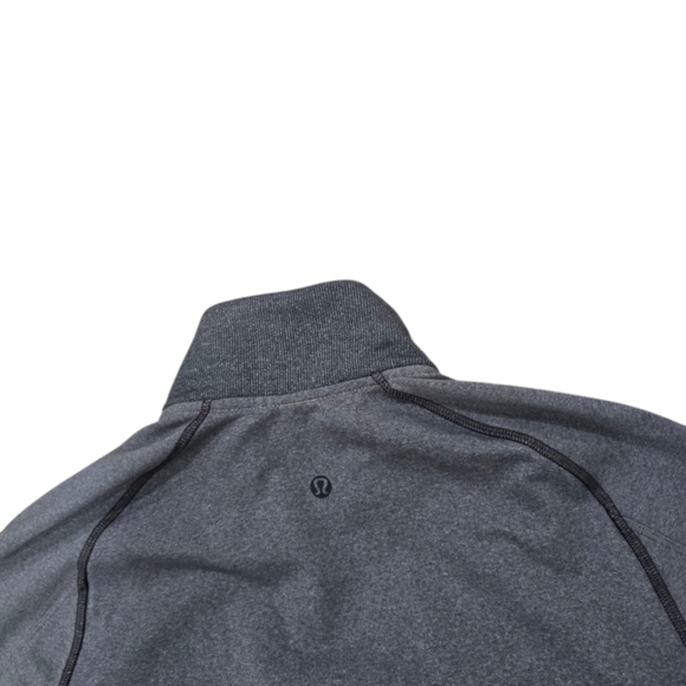 Lululemon Training Jacket Heathered Dark Slate Mens Size S - Picture 8 of 8